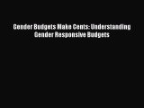 PDF Gender Budgets Make Cents: Understanding Gender Responsive Budgets  EBook