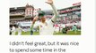 Michael Clarke scored 48 on his return to grade cricket