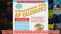 Download PDF  Princeton Review Cracking the AP Calculus AB  BC 19992000 Edition Cracking the Ap FULL FREE