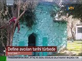 İzmir'deki 700 yıllık türbeyi define avcıları tarumar etti