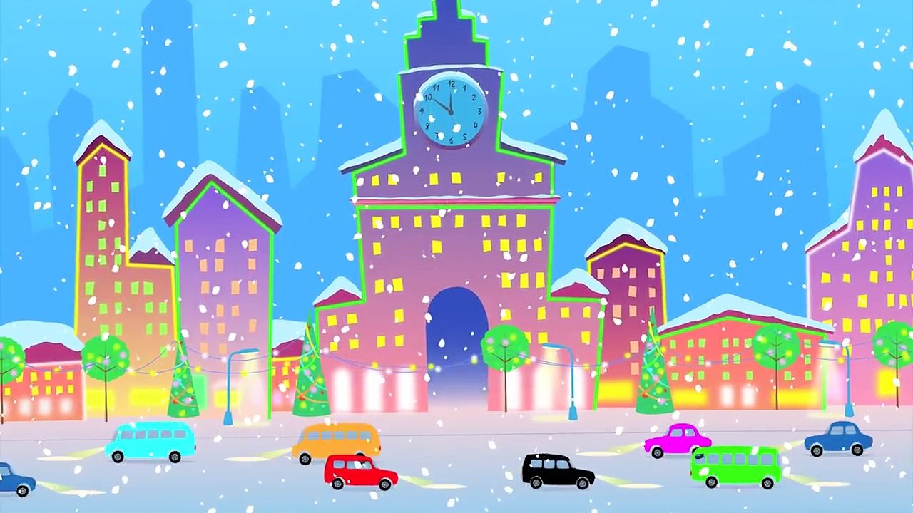 ДЕД МОРОЗ - развивающая детская песенка мультик для малышей про Новый Год