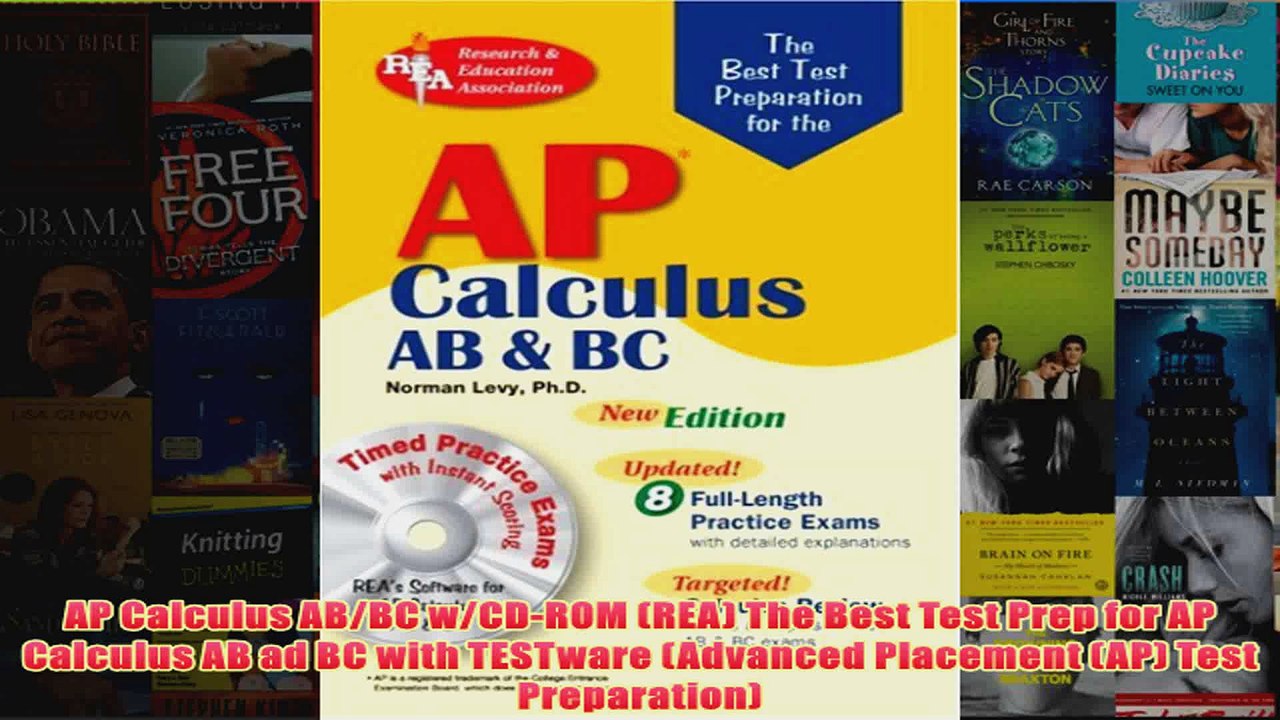 Download PDF  AP Calculus ABBC wCDROM REA The Best Test Prep for AP Calculus AB ad BC with TESTware FULL FREE