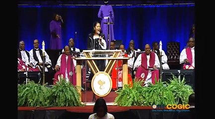 Bishop C. H. Masons Great-Granddaughter at the COGIC 107th Holy Convocation