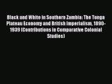 Download Black and White in Southern Zambia: The Tonga Plateau Economy and British Imperialism