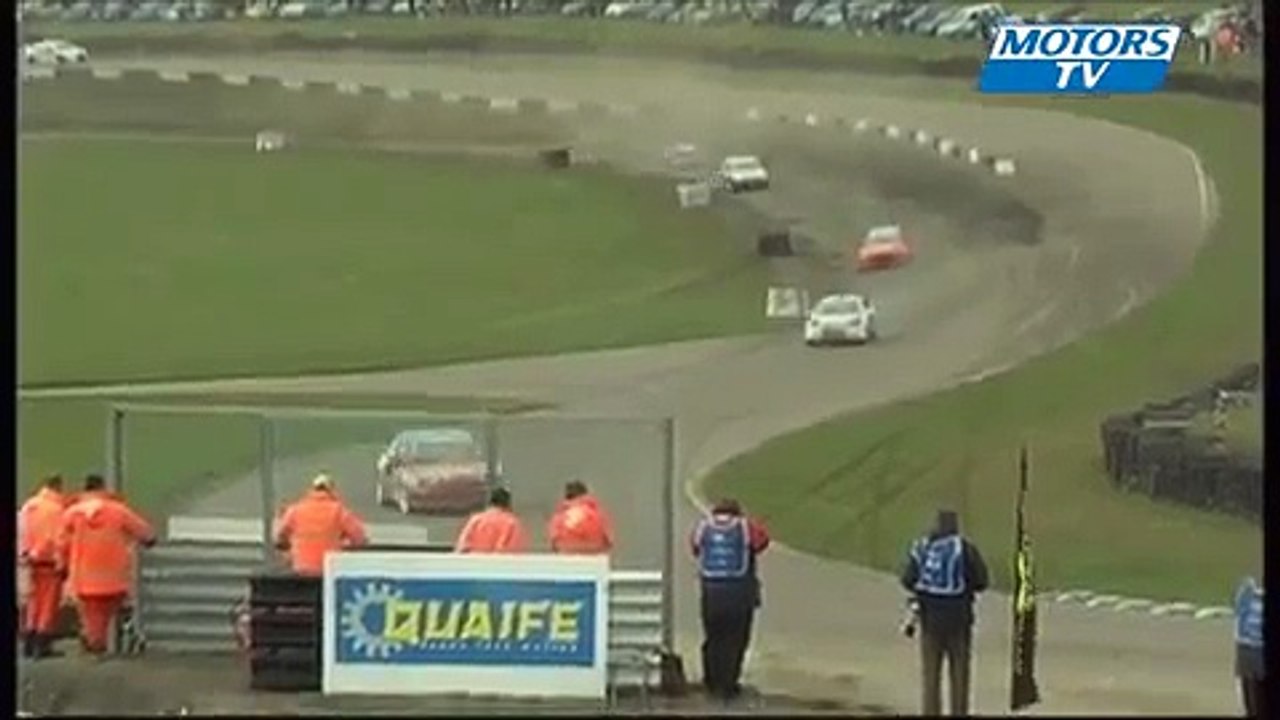 British Rallycross Supercars confusing start 2010