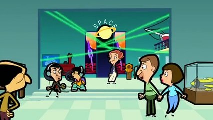 Mr Bean - Escaping the guard with Gadget Boy -- Flucht vor dem Wächter mit Gadget Kid