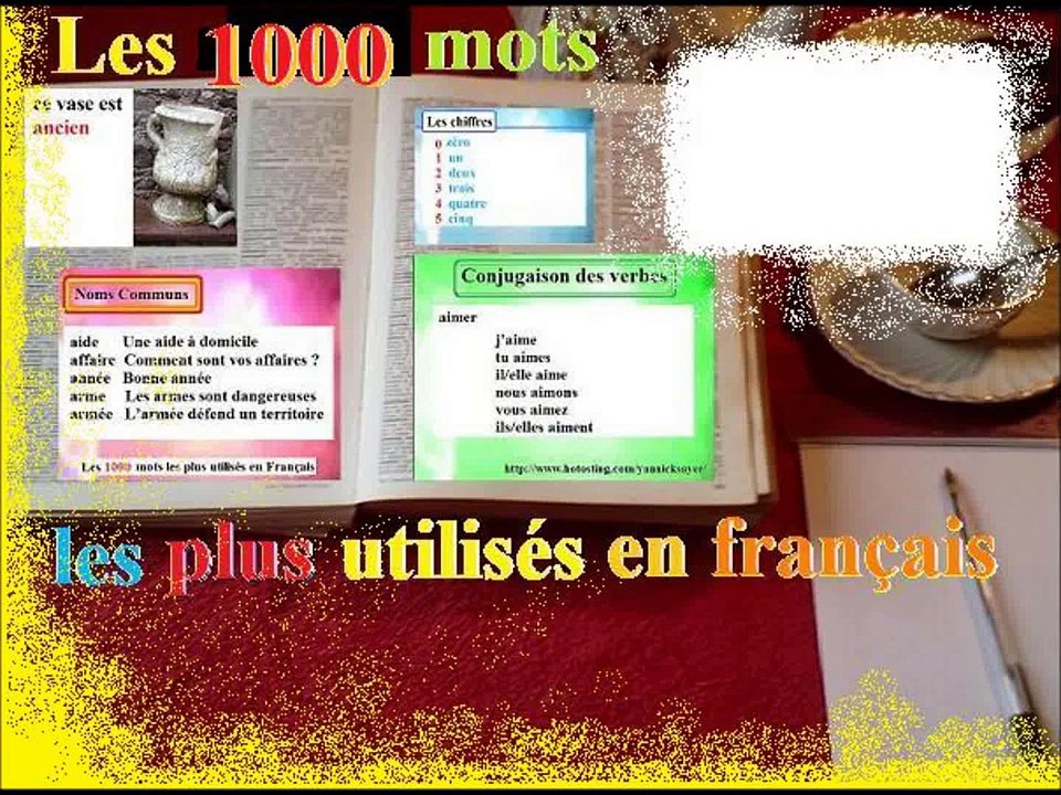 1000 mots indispensables, cours pour écrire en français 12/12