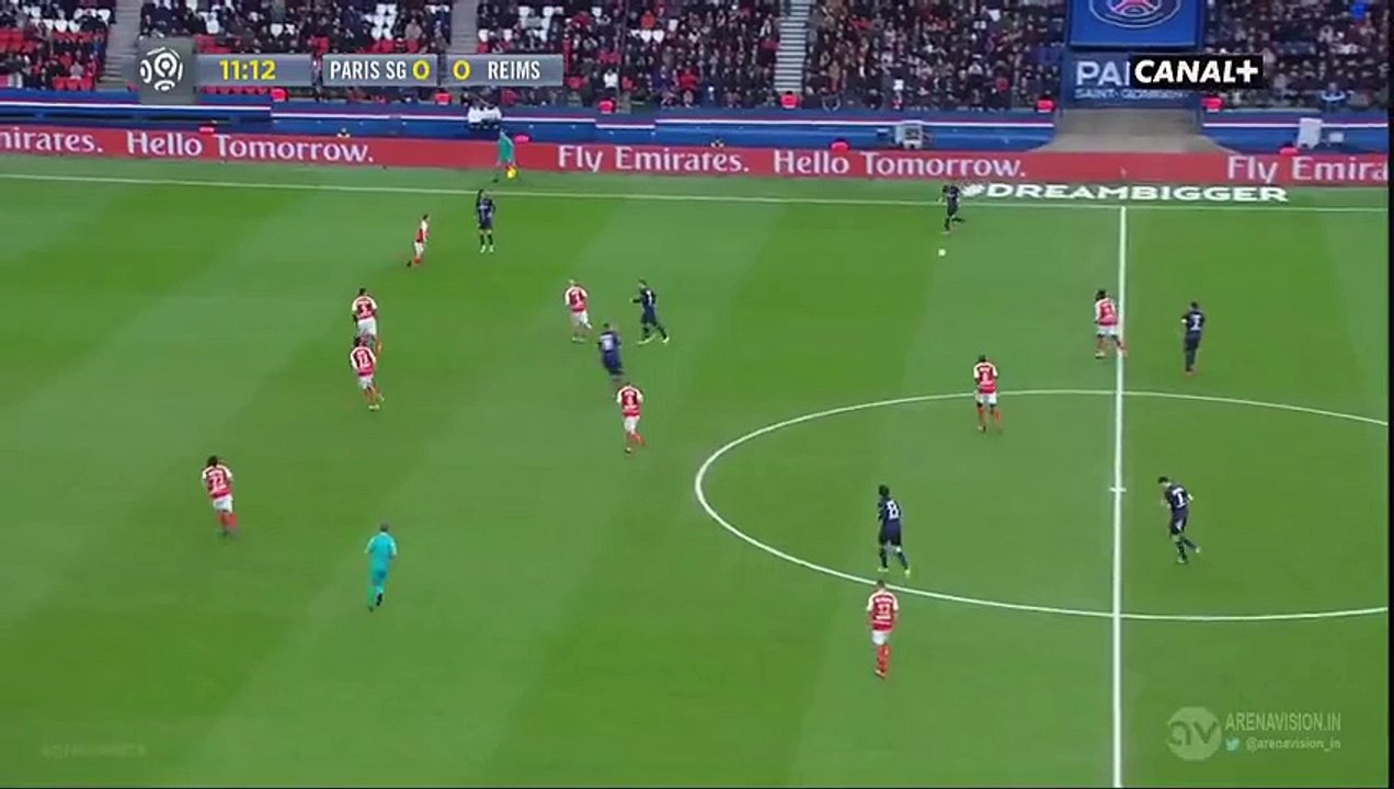 1-0 Gregory van der Wiel - PSG v. Reims 20.02.2016 HD
