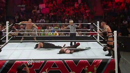 John Cena _ Roman Reigns vs. Randy Orton _ Kane_ Raw