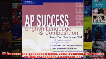 Download PDF  AP Success Eng Language  Comp 2002 Petersons Master the AP English Language  FULL FREE