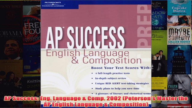 Download PDF AP Success Eng Language Comp 2002 Petersons Master the AP English Language FULL FREE