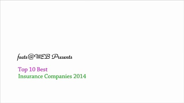 Insurance companies : Top 10 Best Insurance Companies in 2015