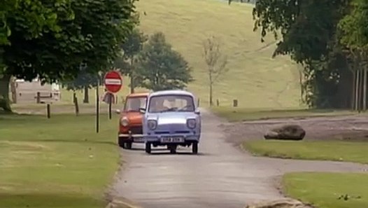 Mr Bean Reliant Robin Crash, first ever Der allererste Zusammenstoß mit