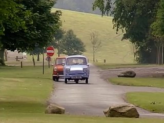 Mr Bean Reliant Robin Crash, first ever Der allererste Zusammenstoß mit dem blauen Reliant