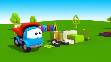 Leo Junior bir sokak temizleme aracı yapıyor - Eğitici çizgi film - Türkçe dublaj