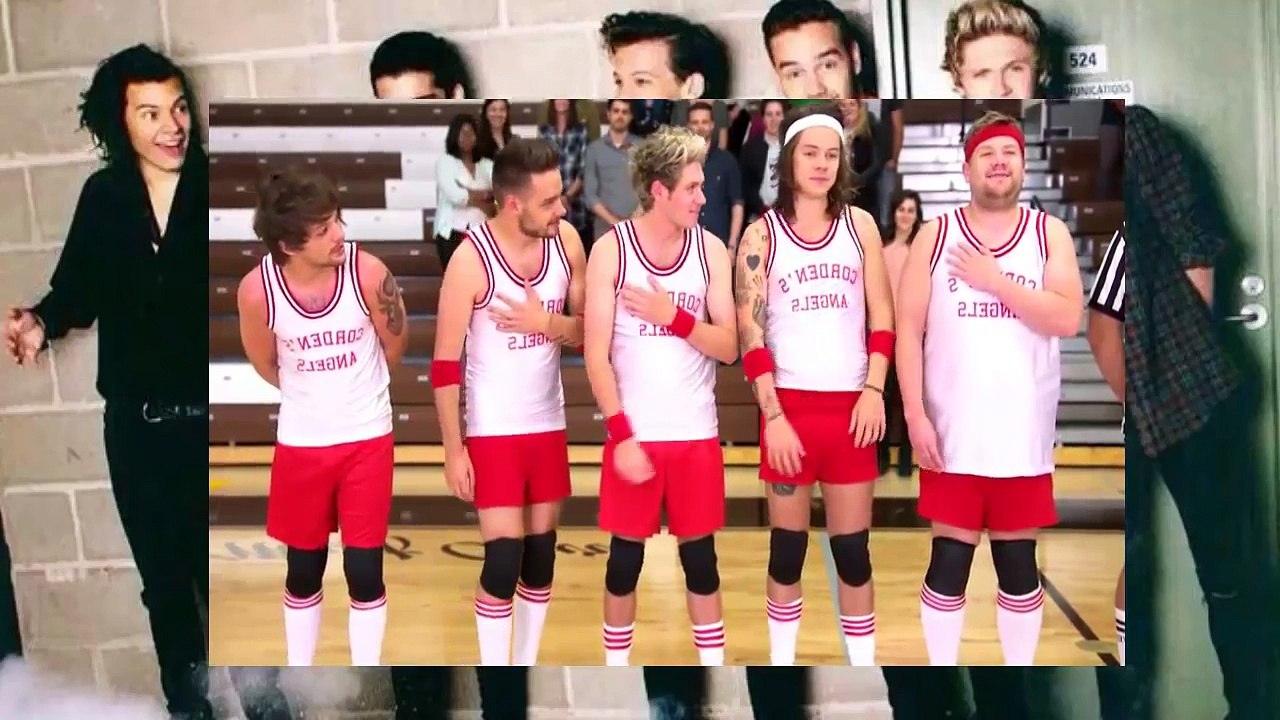 One Direction Dodgeball Late Late Show James Corden [Subtitulado] HD
