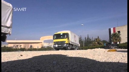 ARRIJNE AUTOKOLONAT E PARA ME NDIHMA NGA OKB NE QYTETET E RRETHUAR NE SIRI LAJM