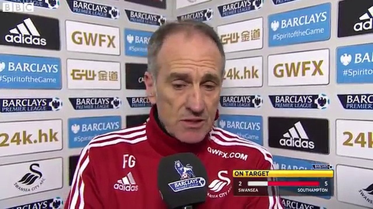 Francesco Guidolin Post Match Interview - Swansea 0-1 Southampton - 13/02/2016