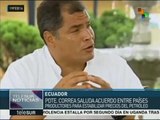 Pdte. de Ecuador saluda acuerdo entre países productores de crudo