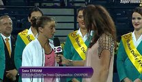 Premiazione Sara Errani - Prima Vittoria Premier in carriera - Dubai - Da Supertennis