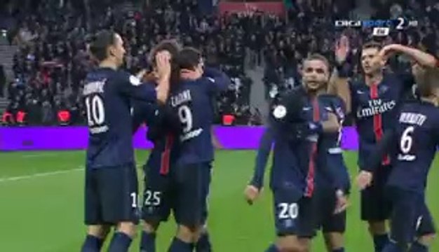 Edinson Cavani Goal HD - PSG 3-1 Reims - 20-02-2016 -