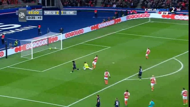 Edinson Cavani Goal HD - PSG 3-1 Reims - 20-02-2016