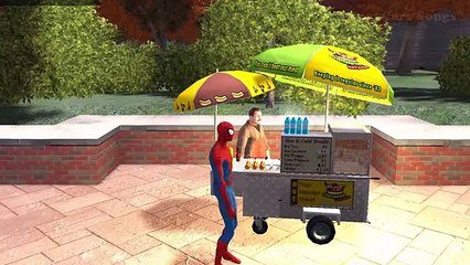 The Amazing Spiderman Songs for Children w- Action & Disney Lightning McQueen Cars Nursery Rhymes