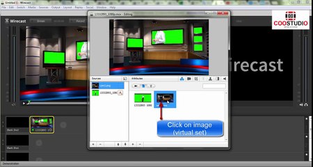 wirecast virtual set & chroma key Tutorial