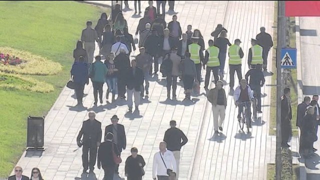 KRYETARI I OPOZITES BASHA KERKON RREZIMIN E KULTIT TE INDIVIDIT NE SHQIPERI LAJM mpg