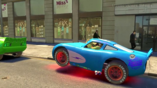 Ironman with Cars Custom Lightning McQueen Green FUN! Avengers Hulk & Nursery Rhymes for Children