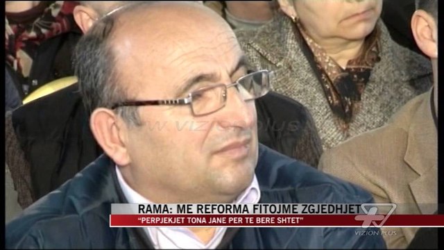 Rama: Me reforma fitojmë zgjedhjet - News, Lajme - Vizion Plus