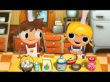 Telmo et Tula - Roulé à la confiture, recette pour enfants. Dessins animés