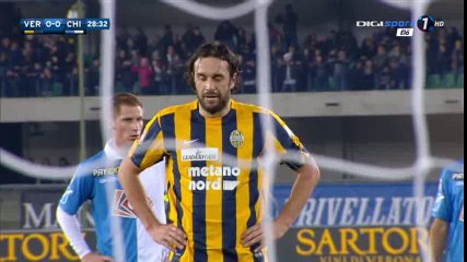 Luca Toni Goal HD -  Verona 1-0 Chievo - 20-02-2016