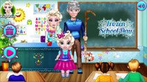 Baby Elsa Frozen School Day - Disney Frozen Elsa & Jack Frost Games for Girls