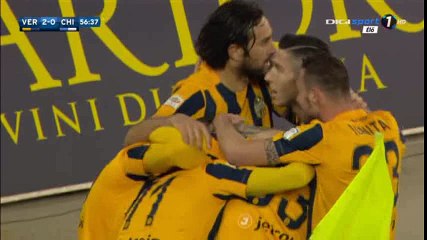 Giampaolo Pazzini Goal HD -  Verona 2-0 Chievo - 20-02-2016