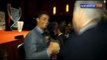 Cariñoso saludo entre Cristiano Ronaldo y Carlo Ancelotti en los premios Marca