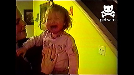 Toddler gets attacked by her cat