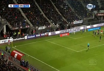 Henriksen M. Goal - AZ Alkmaar 4 - 1 Groningen - 20-02-2016