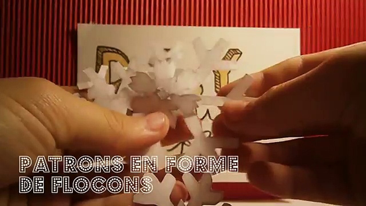 ✳ D.I.Y pour l hiver   Guirlande de flocons ✳