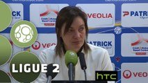 Conférence de presse Clermont Foot - Chamois Niortais (2-1) : Corinne DIACRE (CF63) - Régis BROUARD (CNFC) - 2015/2016