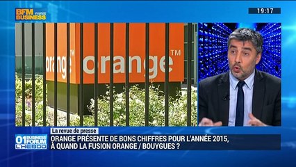 L'actualité IT: A quand la fusion Orange/Bouygues Telecom ? - 20/02