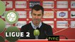 Conférence de presse Stade Brestois 29 - Red Star  F.C (0-1) : Alex  DUPONT (BREST) - Rui ALMEIDA (RED) - 2015/2016