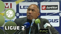 Conférence de presse FC Sochaux-Montbéliard - RC Lens (0-0) : Albert CARTIER (FCSM) - Antoine  KOMBOUARE (RCL) - 2015/2016
