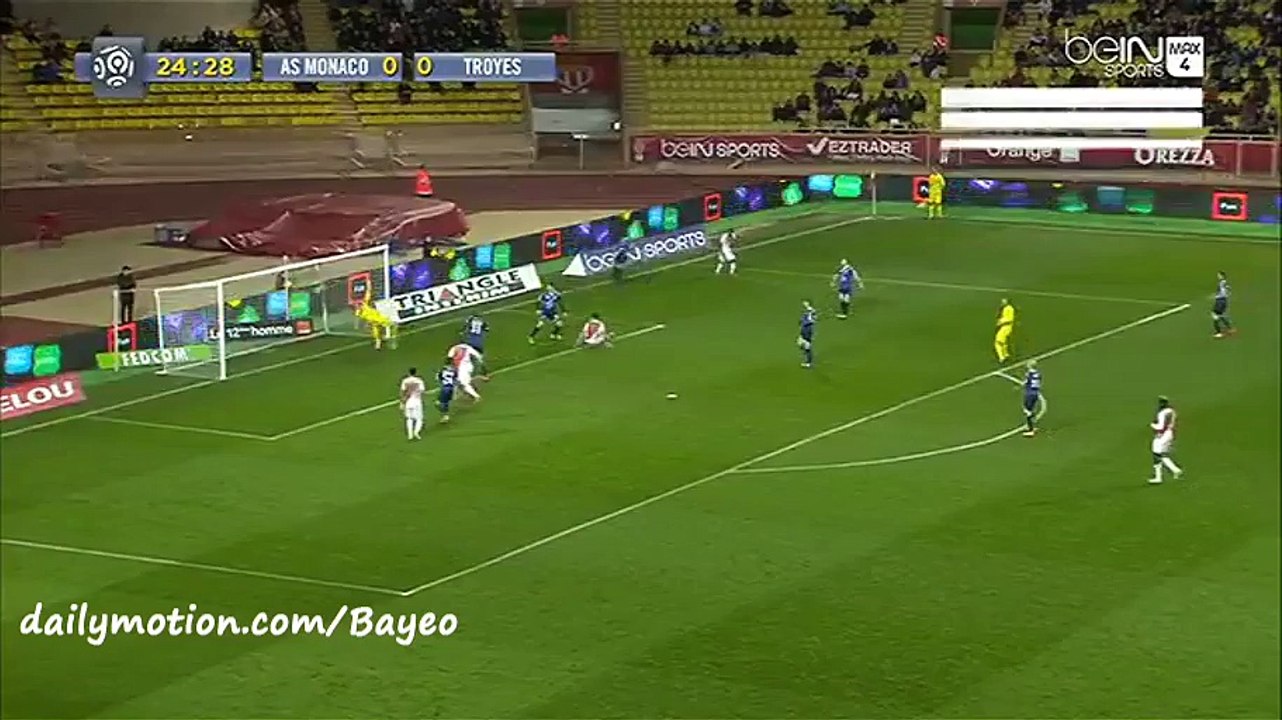 Guido Carrillo Goal HD - Monaco 1-0 Troyes - 20-02-2016