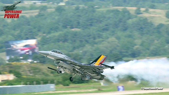 Brutal F16 Pilot in Action - Amazing Flight - DOGFIGHT & FLARES