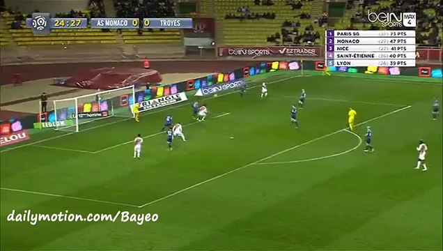 Guido Carrillo Goal HD - Monaco 1-0 Troyes - 20-02-2016