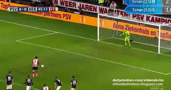 GOOOAL 2-0 Gaston Pereiro - PSV Eindhoven v. Heracles 20.02.2016