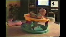 Baby gets really dizzy after spinning in chair - Funny - toddletale