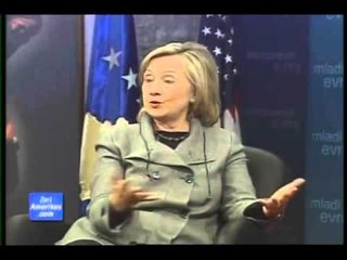 CLINTON ME THAÇIN SHBA RIKONFIRMON MBESHTETJEN E SAJ PER KOSOVEN LAJM