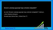 Forex eğitim Borsanın yükselişe geçeceği hangi verilerden anlaşılabilir